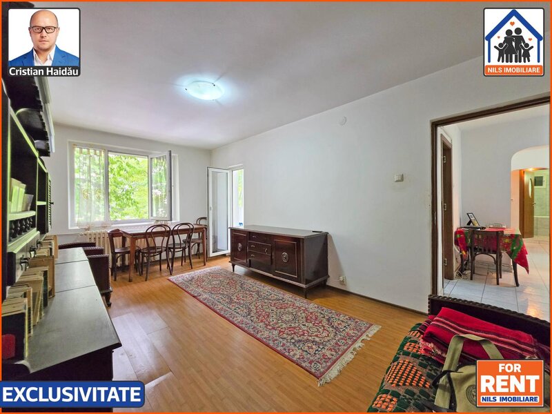 De inchiriat: Apartament 3 camere, 2 bai, balcon | Tei - S2