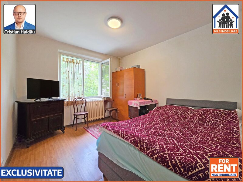 De inchiriat: Apartament 3 camere, 2 bai, balcon | Tei - S2