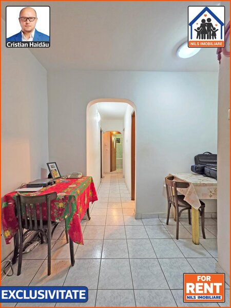 De inchiriat: Apartament 3 camere, 2 bai, balcon | Tei - S2